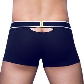 Supawear Ribbed Slashed Trunk U3640C Black