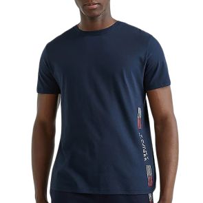 Tommy Hilfiger Stretch Logo Print T-Shirt Desert Sky