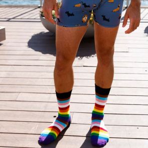 Bamboozld Mens Pride Bamboo Socks BBW24PRIDER Multi