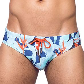 2EROS V10 Print Swim Brief V10002N Caribbean Twist