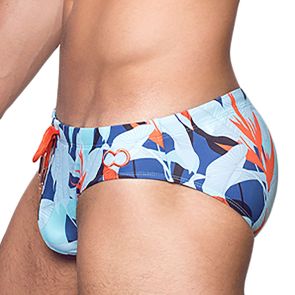 2EROS V10 Print Swim Brief V10002N Caribbean Twist