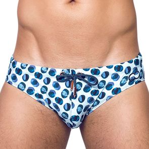 2EROS V10 Print Swim Brief V1001N Bubbles