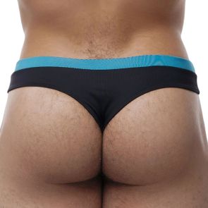 PUMP! Wave Rider Water Swim Thong 13018 Blue and Black