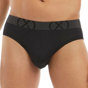 2xist Sport Mesh No-Show Brief 3-Pack X10020 Black