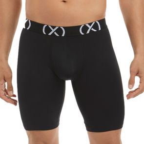 2xist Sport 9" Boxer Brief 3-Pack X20094 Black