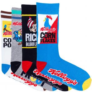 Mitch Dowd Men's Kellogs Sports Socks 4-Pack XKEM704 Multi