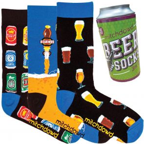 Mitch Dowd Men's Beer Can Socks 3-Pack XM26P3 Multi