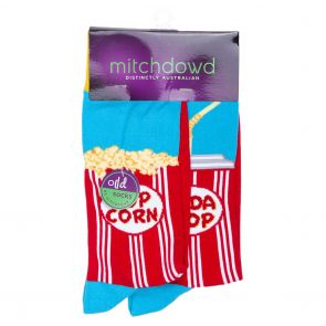 Mitch Dowd Men's Movie Time Odd Socks XMDM1330 Multi