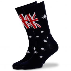 Mitch Dowd Aussie Flag Jacquard Crew Socks XMDM579 Multi