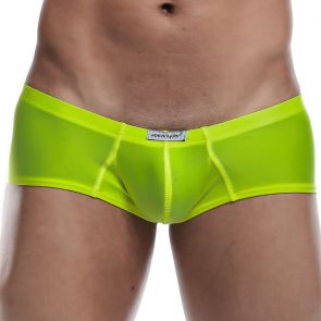 Joe Snyder Neon Polyester Cheeky Boxers JS13 POL Lemon Lime