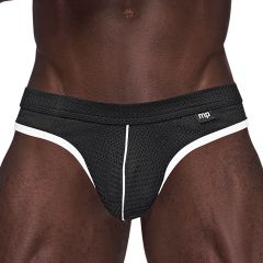 Male Power Sport Mesh Thong 443-273 Black