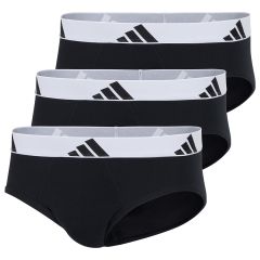 adidas Sportswear Active Flex Cotton Brief 3-Pack 4AM001 Black/White Band