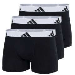 adidas Sportswear Active Flex Cotton Trunk 3-Pack 4AM002 Black/White Band