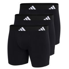 adidas Sportswear Active Flex Cotton Boxer Brief 3-Pack 4AM004 Black