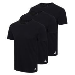 adidas Sportswear Active Core Cotton Crew Neck T-Shirt 3-Pack 4AM011 Black