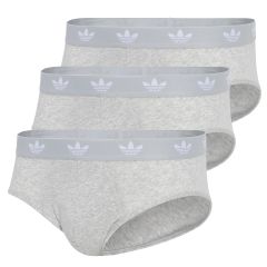 adidas Originals Comfort Flex Cotton Brief 3-Pack 4AR001 Heather Grey