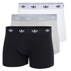 adidas Originals Comfort Flex Cotton Trunk 3-Pack 4AR002 Black/Grey/White
