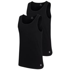 adidas Originals Comfort Rib Cotton Tank Top 2-Pack 4AR004 Black