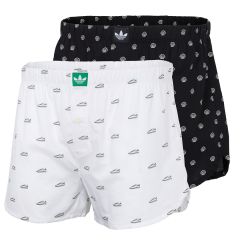adidas Originals Comfort Core Cotton Icon Woven Boxer 2-Pack 4AR006 Assorted