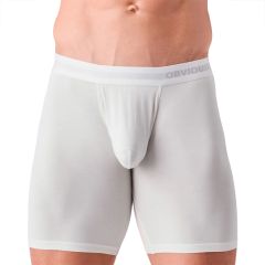 Obviously PrimeMan Boxer Brief 9 Inch Leg A01 Ivory White