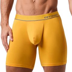 Obviously PrimeMan Boxer Brief 6 Inch Leg A09 Gold