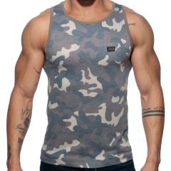 Addicted Washed Camo Tank Top AD801 Camouflage