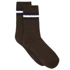 Ambra Chunky Rib Tennis Crew Sock Cappuccino