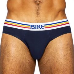 BIKE Stretch Cotton Brief BAS327 Navy