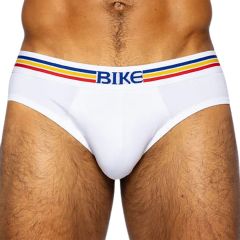 BIKE Stretch Cotton Brief BAS327 White