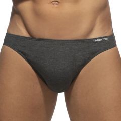 Addicted Cotton Bikini Brief AD985 Charcoal