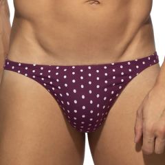 Addicted Dots Thong AD1402 Aubergine