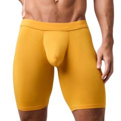 Obviously EliteMan Boxer Brief 9 inch Leg F01 Gold