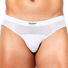 Intymen Shadow Mesh Brief INJ111 White