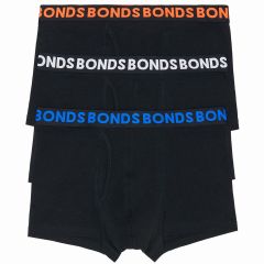 Bonds Everyday 3-Pack Trunk MWPY3A Black Pack
