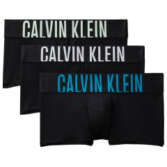 Calvin Klein Intense Power Micro Low Rise Trunks 3-Pack NB3611 Black/White/Teal Breeze/Forest Freeze