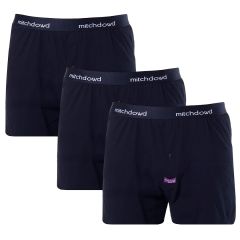 Mitch Dowd Loose Fit Knit Boxer Shorts 3-Pack R305P3 Navy
