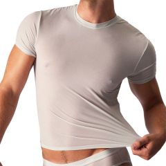TEAMM8 Allure Sheer Cropped Tee TC-CTALL Platinum