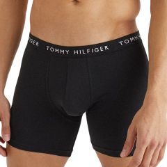 Tommy Hilfiger Logo Waistband Boxer Briefs 3-Pack Black