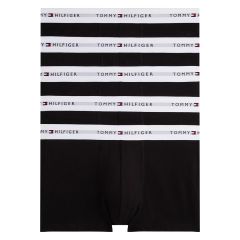 Tommy Hilfiger Signature Essential Logo Waistband Trunks 5-Pack Black