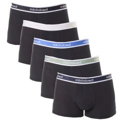 Mitch Dowd Cotton Trunk 5-Pack V1091P5 Black