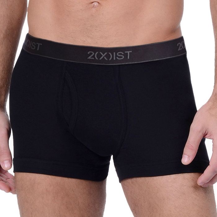 2(x)ist Essentials Boxer Brief 3-Pack 20304 Black Mens Underwear