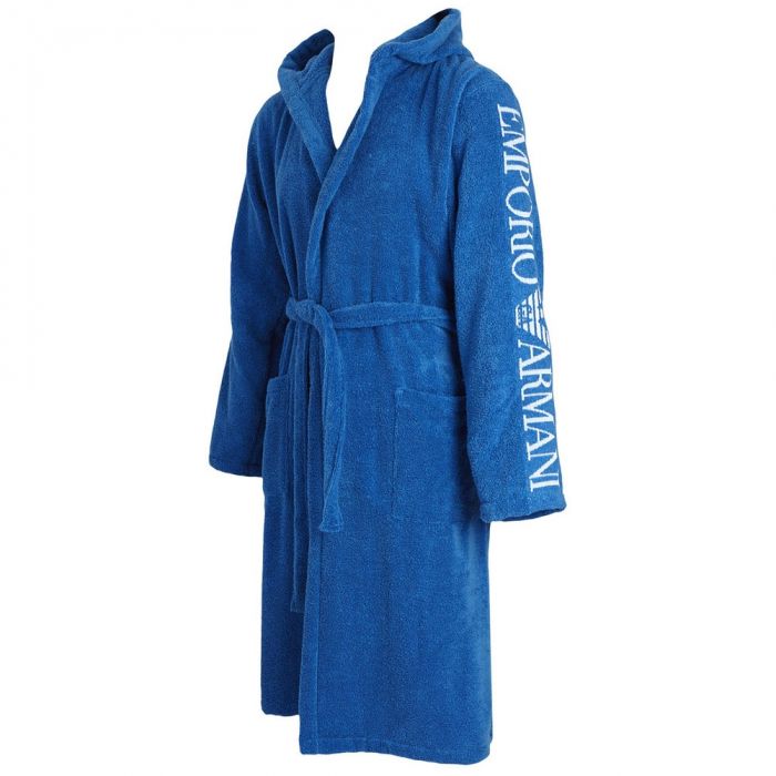 Emporio Armani Loungewear Bathrobe 110799 8P591 Cielo Mens Loungewear