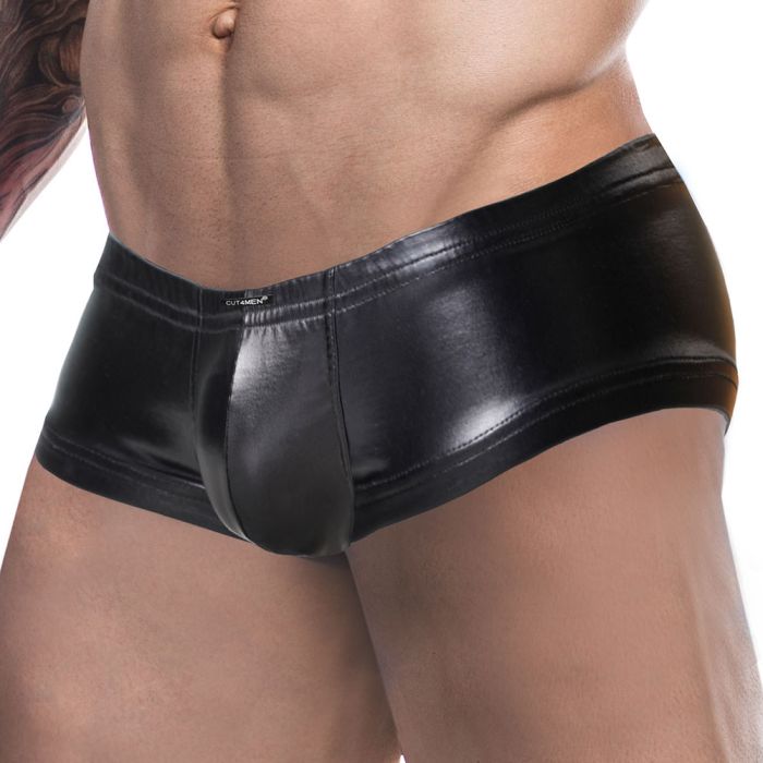 Cut4Men - C4M C4M10 Booty short black leatherette