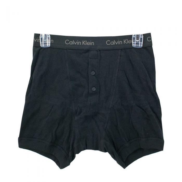 Calvin Klein Button Fly Boxer Brief U3009 Black (Small Only) Mens Underwear