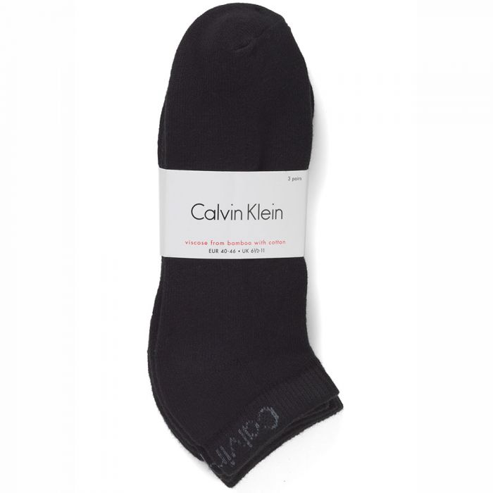 Calvin Klein Philip Sports Athletic Ped Ankle Socks E93025 Black