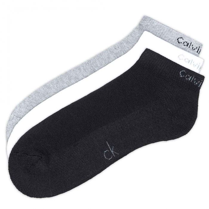 Calvin Klein Mens Bamboo Blend Liner Socks 3-Pack E93025 Assorted Mens Socks
