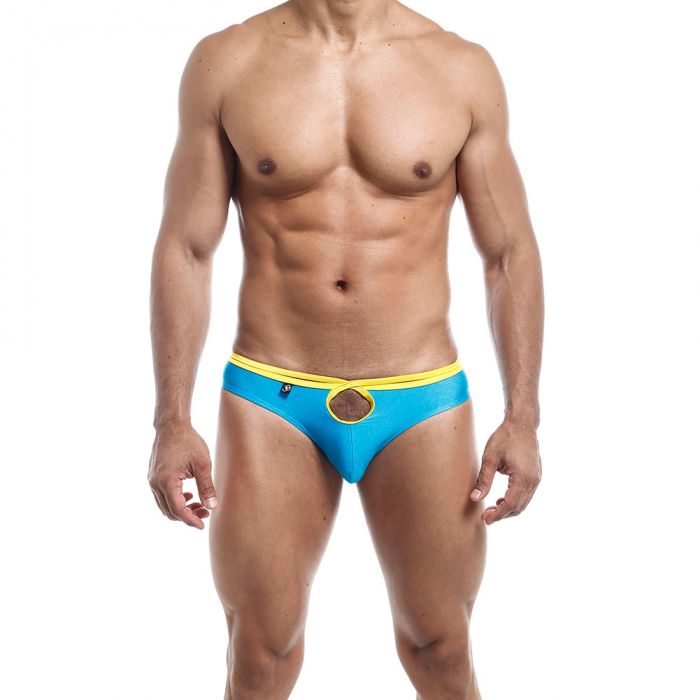 Joe Snyder Hole Bikini Brief HOL01 Turquoise Mens Underwear