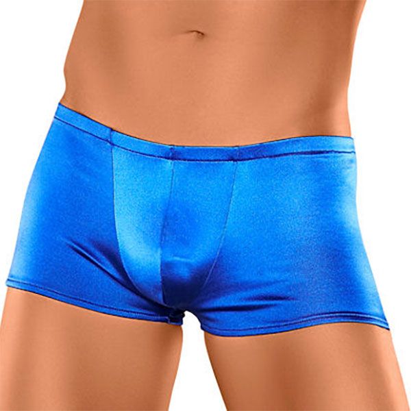 Male Power Satin Lycra Trunks 153-076 Royal Mens Underwear