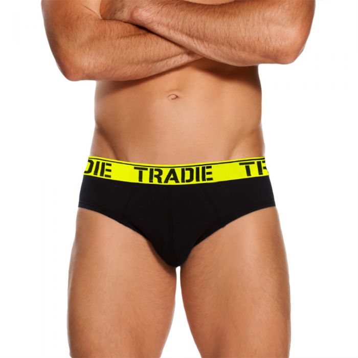 Tradie 4 Pack Brief MJ1195SB4 Black Mens Underwear