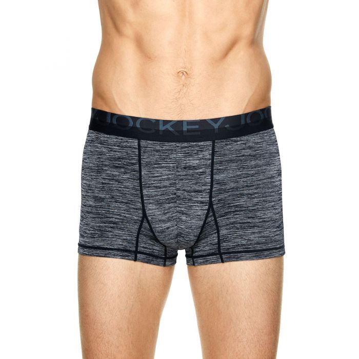 Jockey International Miami Trunk MYJL1A Black Marle Mens Underwear